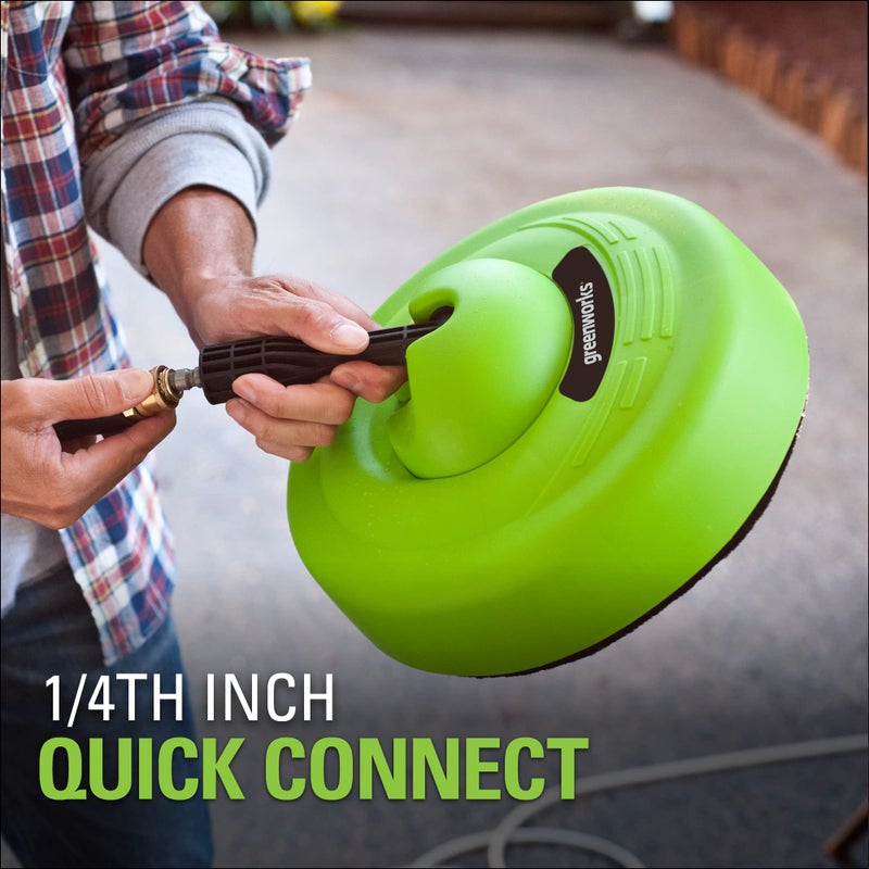 Greenworks 11" Surface Cleaner Universal Pressure Washer Attachment - Image 4